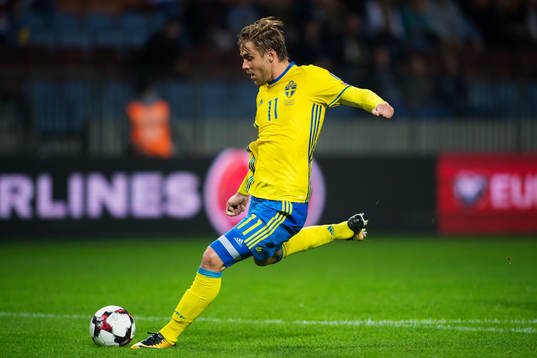 Sveriges Christoffer Nyman gör 0-2