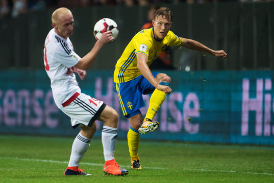 Belarus Igor Burko och Sveriges Ludwig Augustinsson