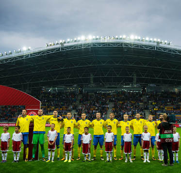 Sveriges startelva med Andreas Granqvist, Robin Olsen,