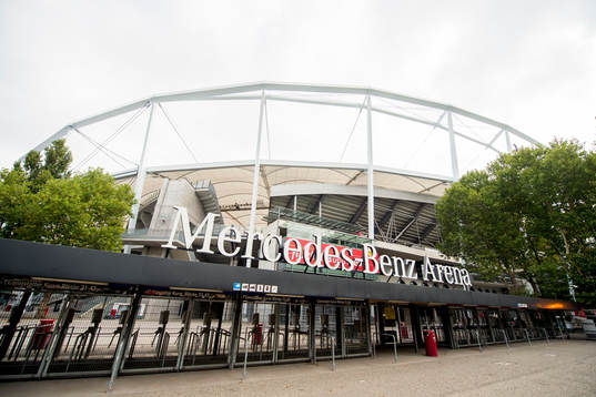 General view of Mercedes-Benz Arena