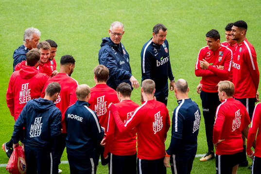 Lars Lagerbäck, head coach of Norway
