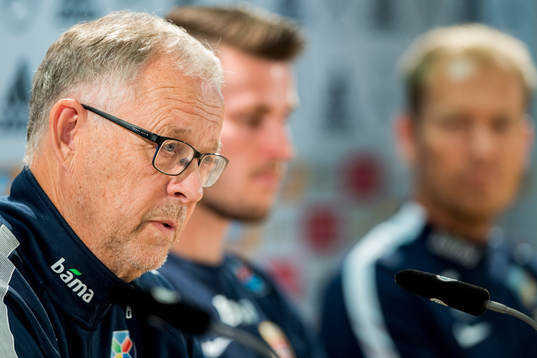 Lars Lagerbäck, head coach of Norway