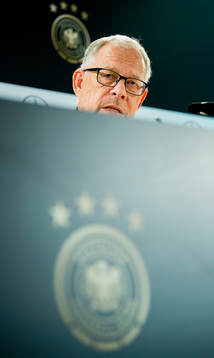 Lars Lagerbäck, head coach of Norway