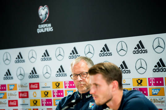 Lars Lagerbäck, head coach of Norway
