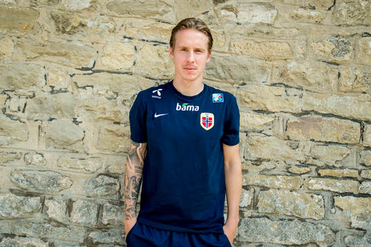 Stefan Johansen poses for a portrait