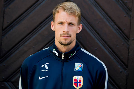 Norway's goalkeeper André Hansen poses for a portrait