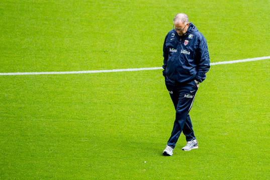 Lars Lagerbäck, head coach of Norway