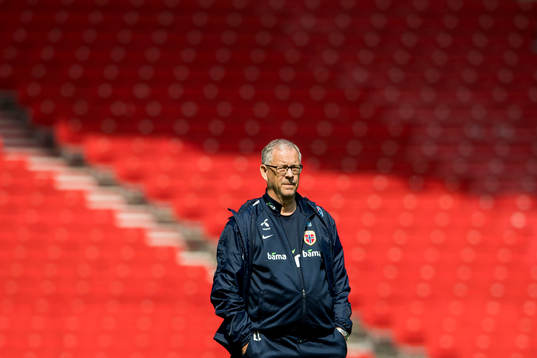 Lars Lagerbäck, head coach of Norway