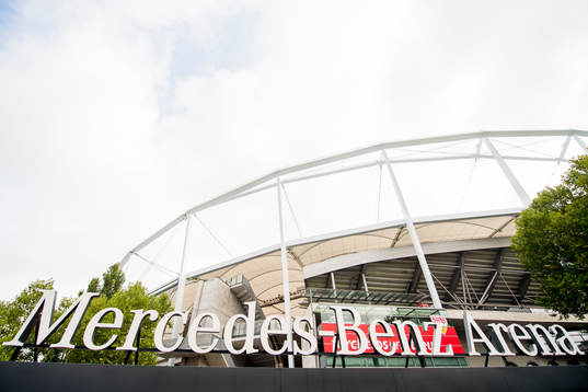 General view of Mercedes-Benz Arena