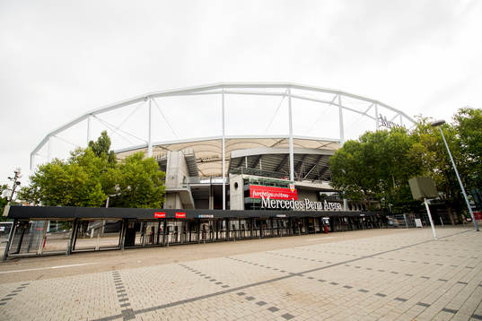 General view of Mercedes-Benz Arena