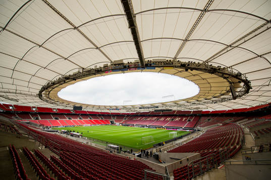 General view of Mercedes-Benz Arena