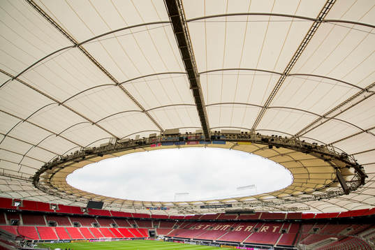 General view of Mercedes-Benz Arena