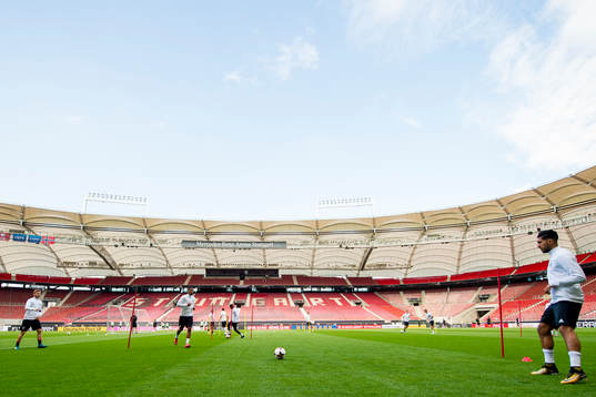 General view of Mercedes-Benz Arena