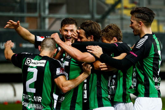 GAIS spelare jublar