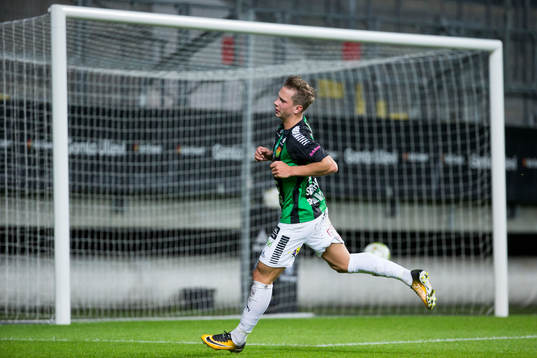 GAIS Simon Silverholt lyfter in 1-0