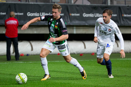GAIS Simon Silverholt mot Örgrytes Danny Ervik