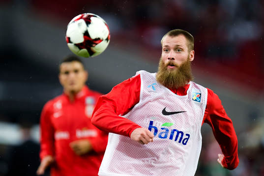 Jo Inge Berget of Norway prior the FIFA World Cup Qualifier