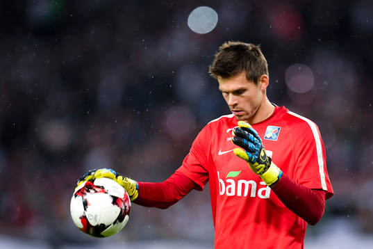 Goalkeeper Rune Almenning Jarstein of Norway prior the FIFA