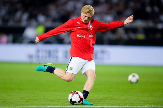Mats Møller Dæhli of Norway prior the FIFA World Cup