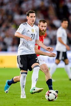 Sebastian Rudy of Germany and Jo Inge Berget of Norway