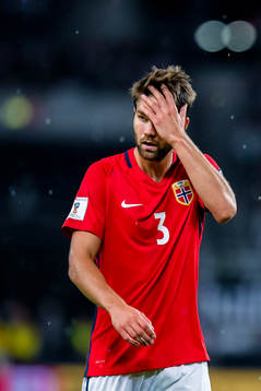 Jørgen Skjelvik of Norway looks dejected