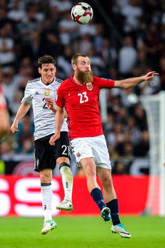 Sebastian Rudy of Germany and Jo Inge Berget of Norway