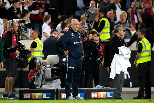 Lars Lagerbäck, head coach of Norway