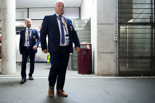 General secretary Pål Bjerketvedt and president Terje