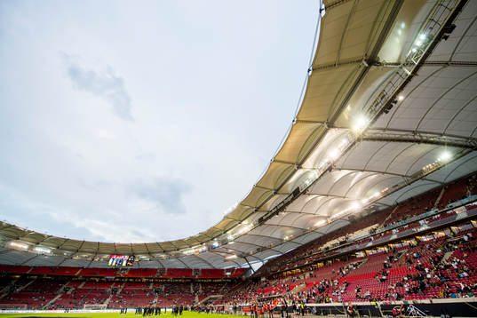 General view over Mercedes-Benz Arena