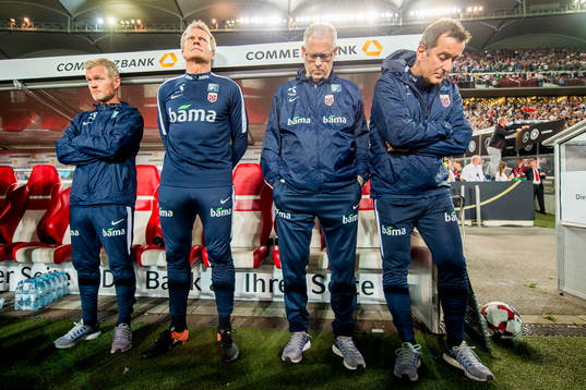 Are Hokstad, team manager, Frode Grodås, goalkeeper coach,