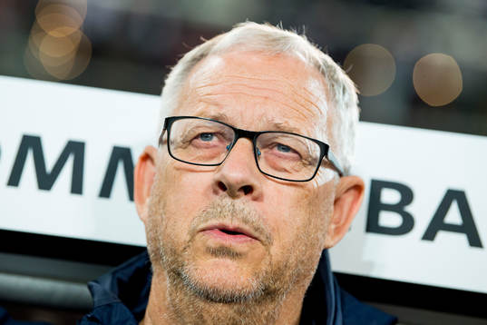 Lars Lagerbäck, head coach of Norway
