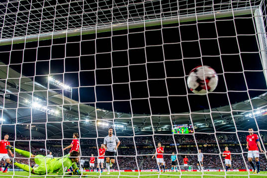 Germany score 6-0 behind goalkeeper Rune Almenning Jarstein