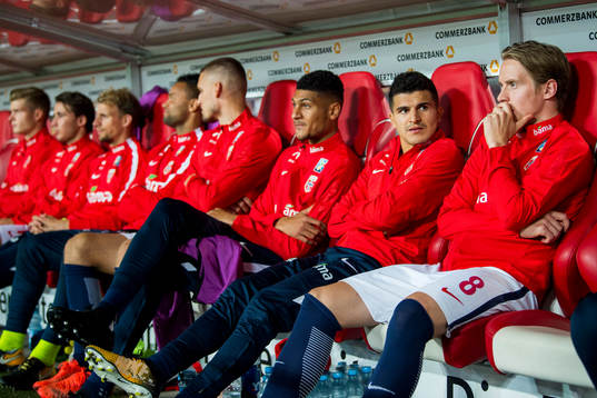 Bjørn Maars Johnsen, Tarik Elyounoussi and Stefan Johansen