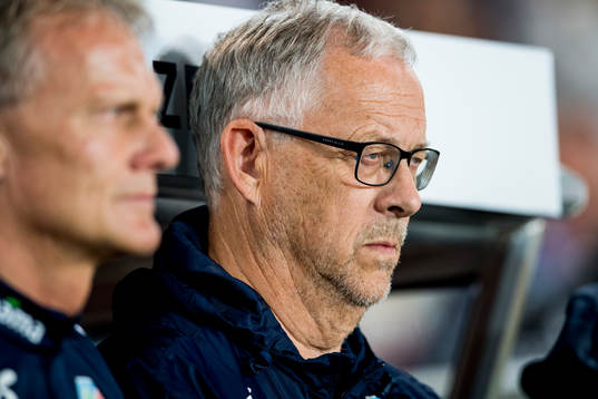 Lars Lagerbäck, head coach of Norway