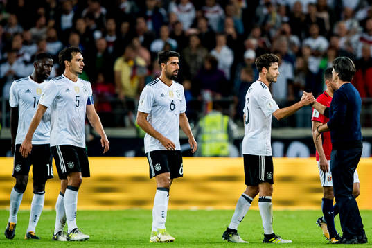 Antonio Rüdiger, Mats Hummels, Sami Khedira and Jonas