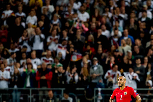 Haitam Aleesami of Norway looks dejected