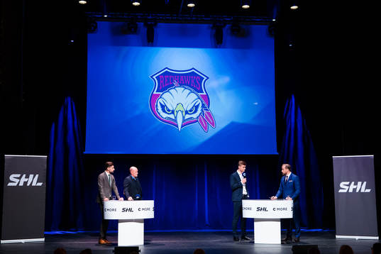 Malmö redhawks tränare Peter Andersson och Fredrik