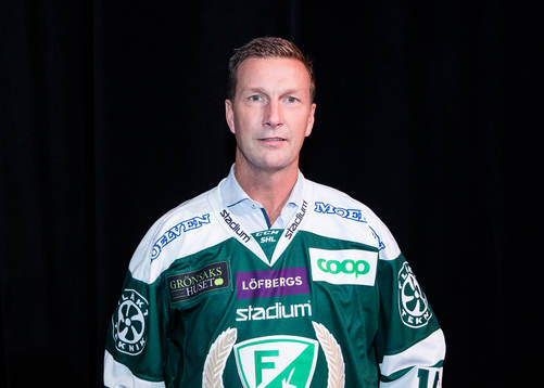 Färjestads tränare Johan Pennerborn