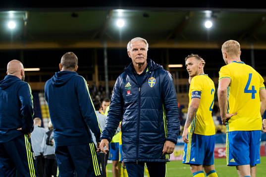 Sveriges förbundskapten Roland Nilsson