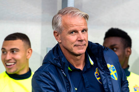 Sveriges förbundskapten Roland Nilsson