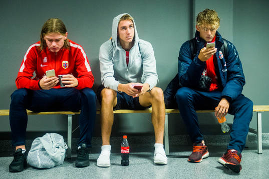 Julian Ryerson, Dennis Tørset Johnsen and Birk Risa