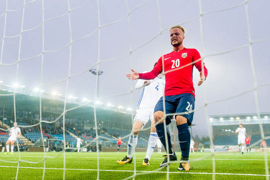 Sander Svendsen of Norway looks dejected