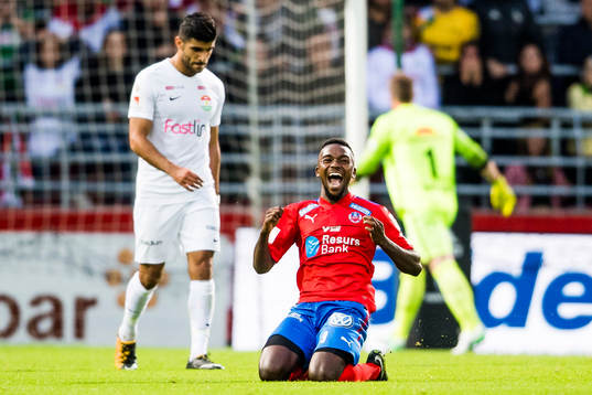 Helsingborgs Lumala Abdu  jublar
