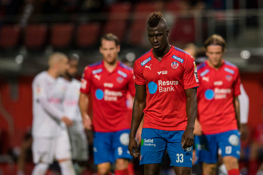 Helsingborgs Edwin Gyimah deppar