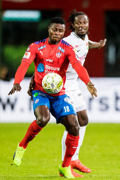Helsingborgs Oke Akpoveta och Dalkurds Kebba Ceesay