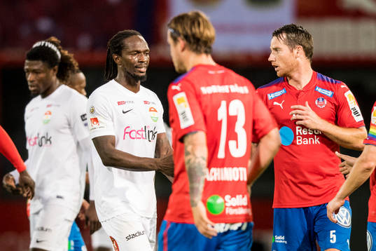 Dalkurds Kebba Ceesay och Helsingborgs Johan Persson