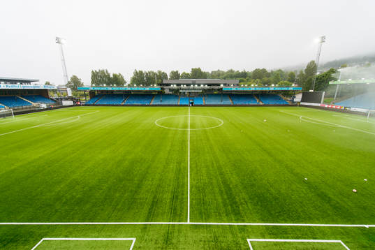 General view over Marienlyst stadion