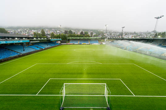General view over Marienlyst stadion