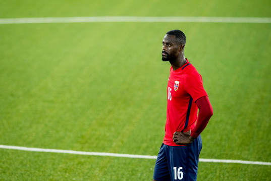 Vajebah Sakor of Norway looks dejected