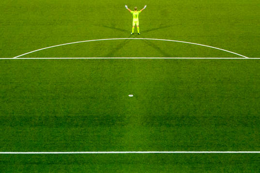 Goalkeeper Sondre Rossbach of Norway